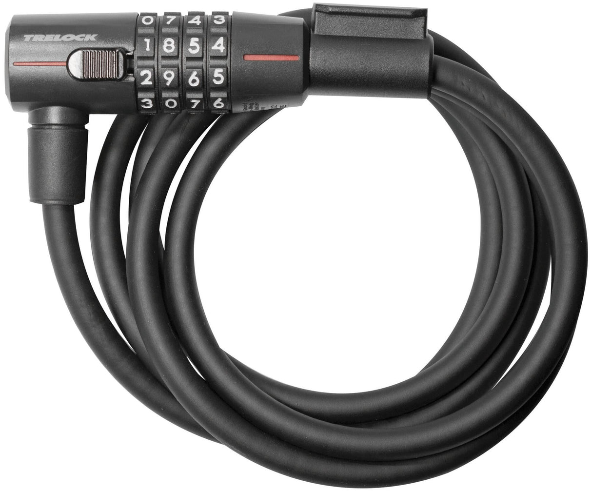 Trelock SK415 Kód špirálového kábla uzamknutia 180 15 mm čierny