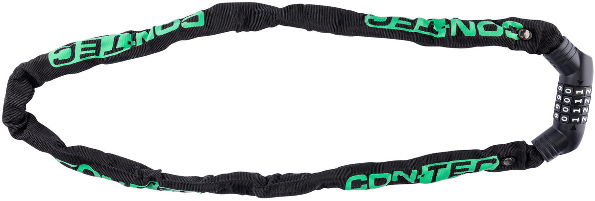 Contec number chain lock sloc ct number cable lock sloc 5 mm x 100 cm, black