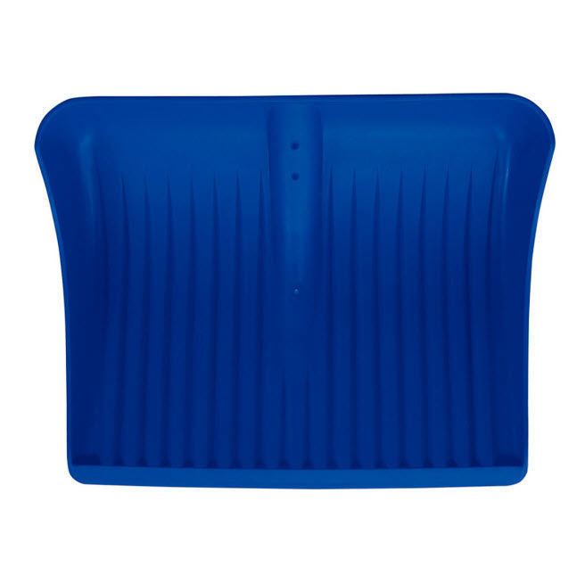 Mm eurotool sneeuw voerschep mm groot kunststof blauw los