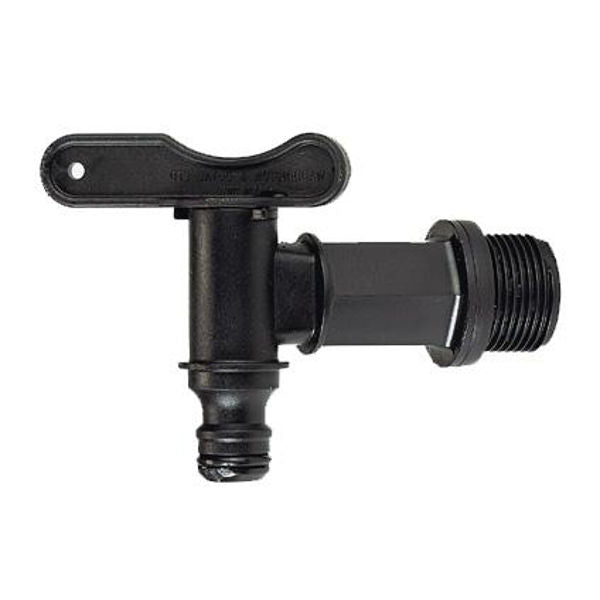 Harcostar regenton kraan zwart