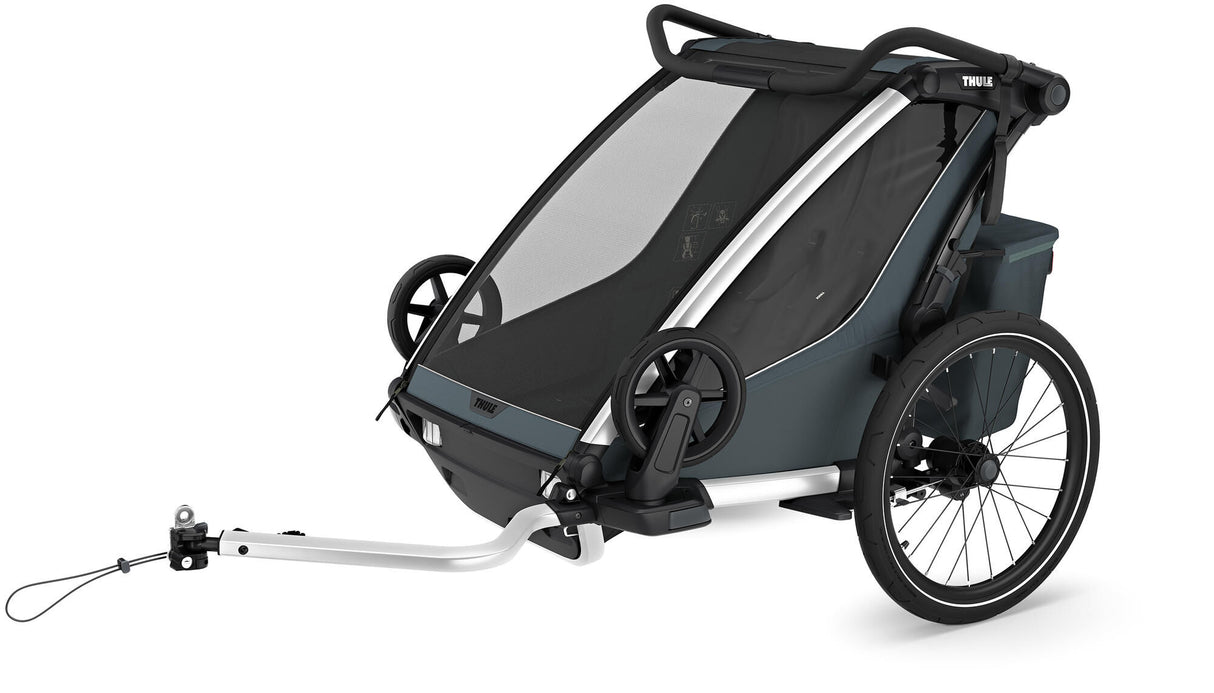 Thule fiets-kinderkar chariot cross 2 double . bicycle trailer chariot cross double