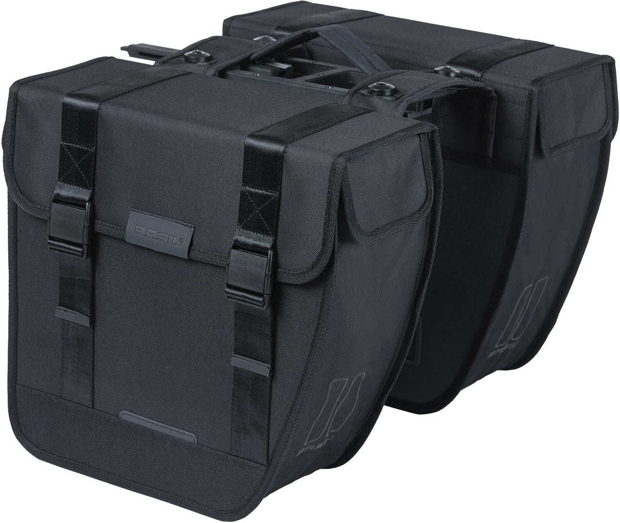 Basil Double Bag Tour Mik 28l Black