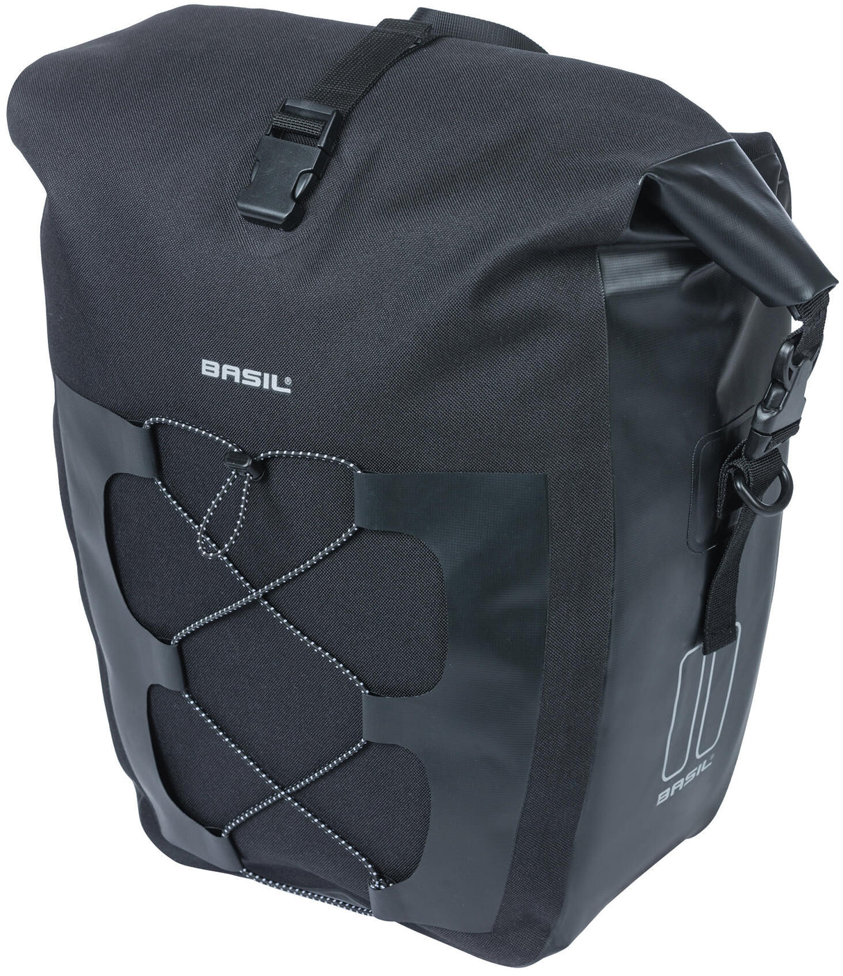 Basil Single Bicycle Bag Navigator Immasproof Mik 22 litres - 19 x 27 x 41 cm - noir