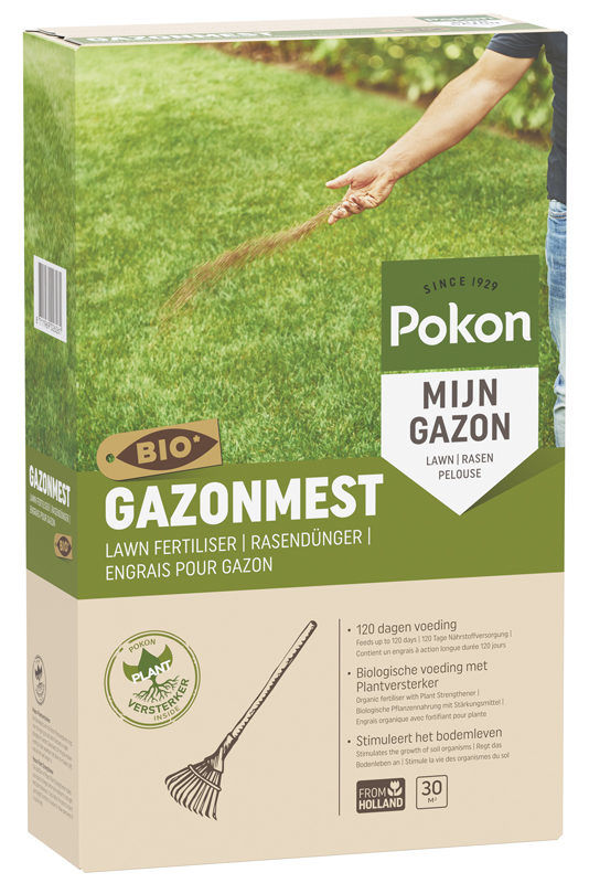 Pokon bio gazonmest voor 30m2 2kg