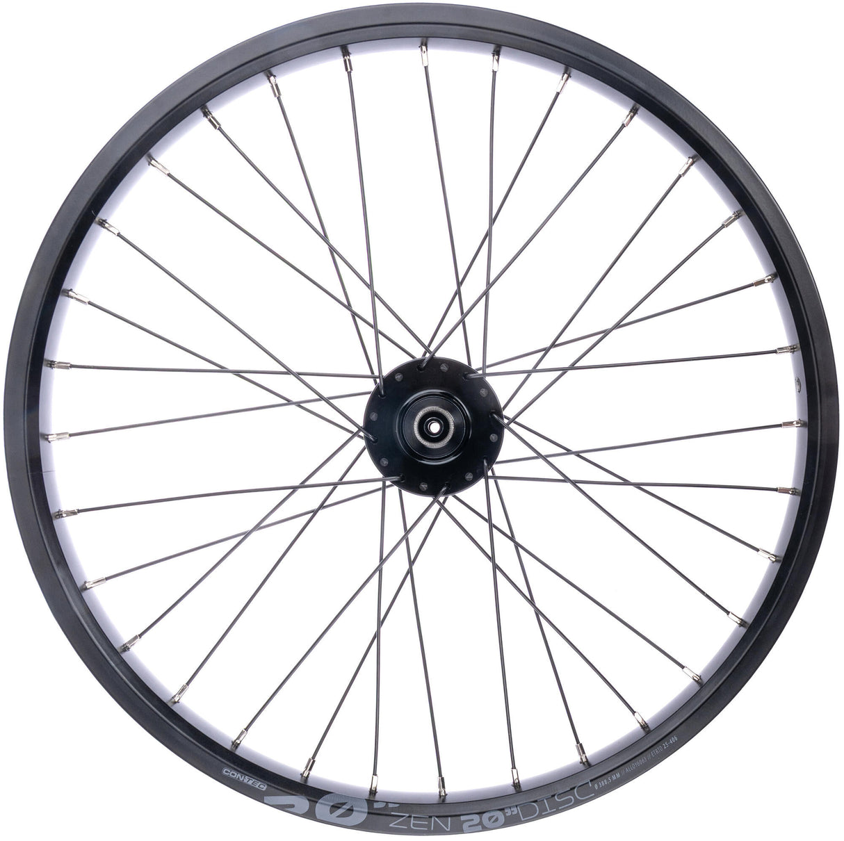 Contec 20 voorwiel zen disc eroq 25 ct fr.wheel zen disc eroq 25 qr 6h black