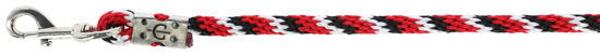 Abi halstertouw mustang karjn haak roodzwartwit