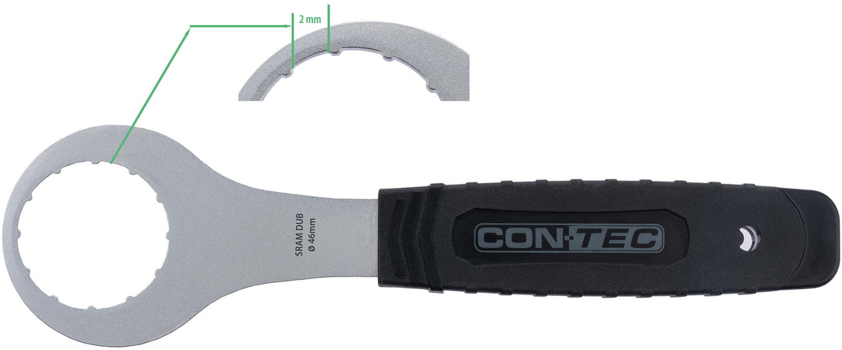 Contec bracket set remover tfp-170 ct bot.bracket puller tfp-450 sram dub 2mm
