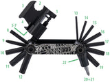 Contec multifunction tool pocket gadget - f22 stealth ct multifunction f22 22 functions
