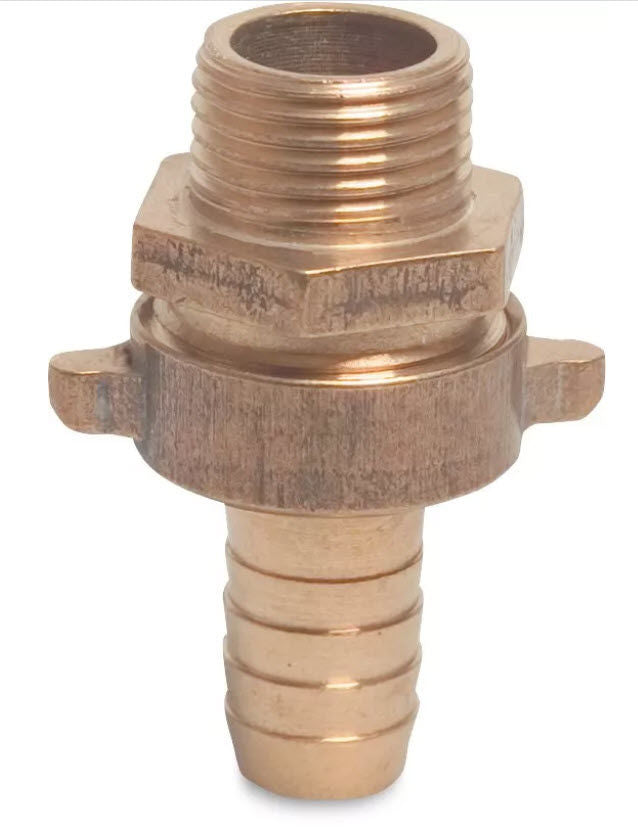 Geka 33 verbindingskoppeling messing 1 x 25 mm buitendraad