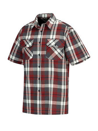 Storvik checked shirt short sleeve block design 32 xxxxl