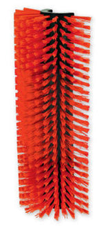 Halfronde koeborstel veeborstel rood