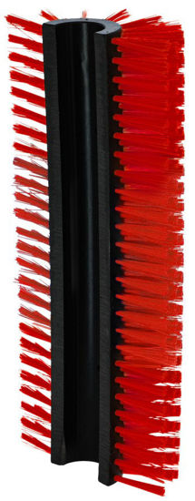 Halfronde koeborstel veeborstel rood