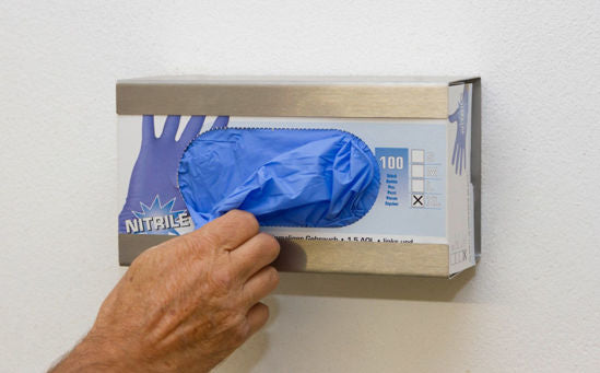 Wandhouder voor wegwerphandschoenen