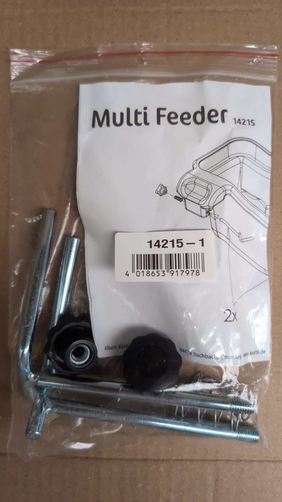 Ophanging voor multifeeder drinkbak