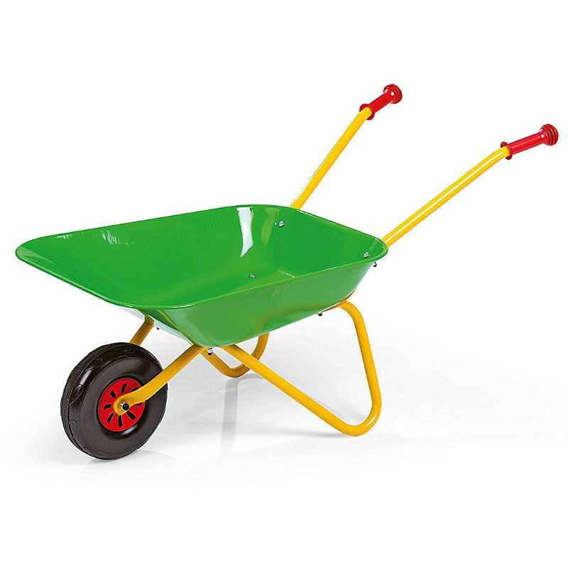 Rolly toys kinderkruiwagen metalen bak groen