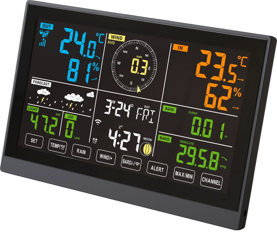 Stazione meteo digitale Abi 7in1 intelligente