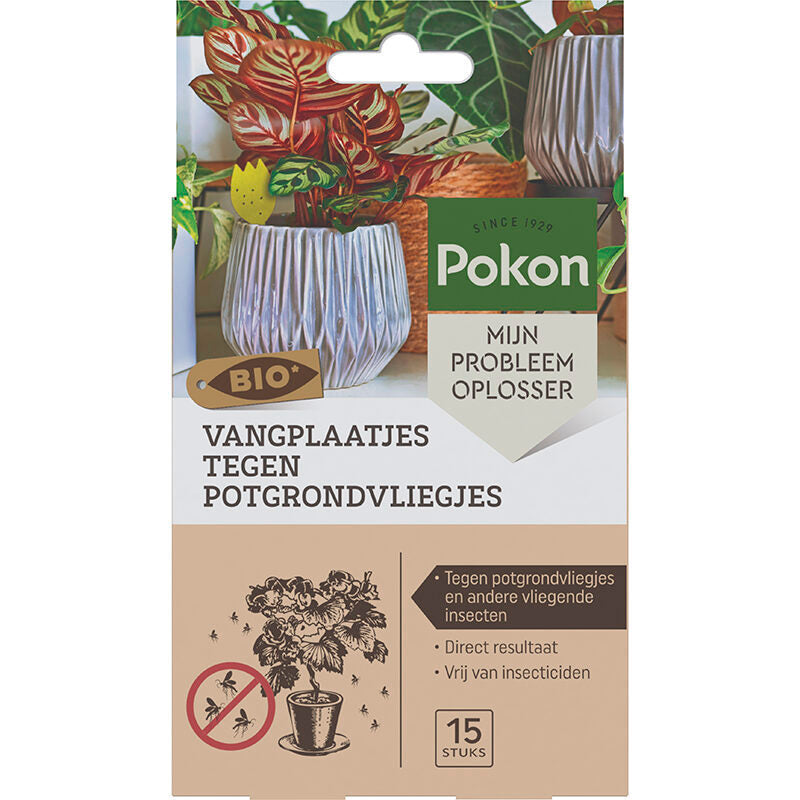 Pokon bio lepiace pasce proti pôdnym muchám 15 ks