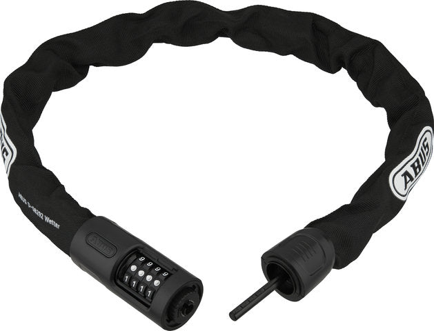 Abus Kette Lock 8808c 110 - Schwaarz, 8mm Square, justierbar Code