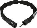 Abus Kette Lock 8808c 110 - Schwaarz, 8mm Square, justierbar Code