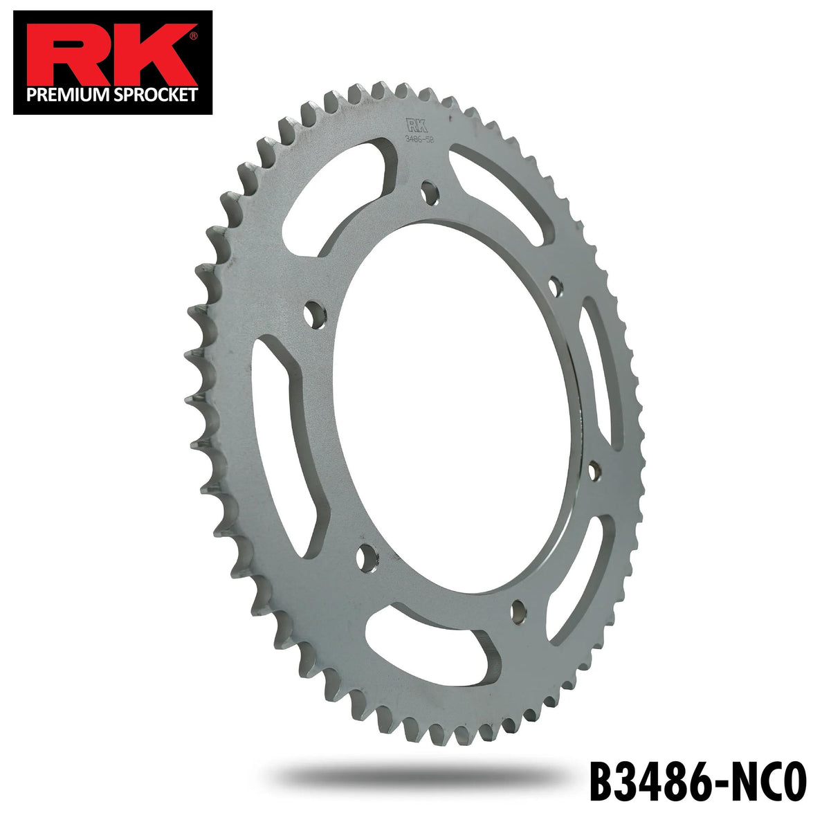 Roda de corrente Rk 428 57z aço preto