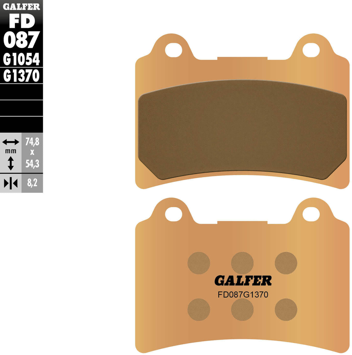 Galfer remblokken fd087