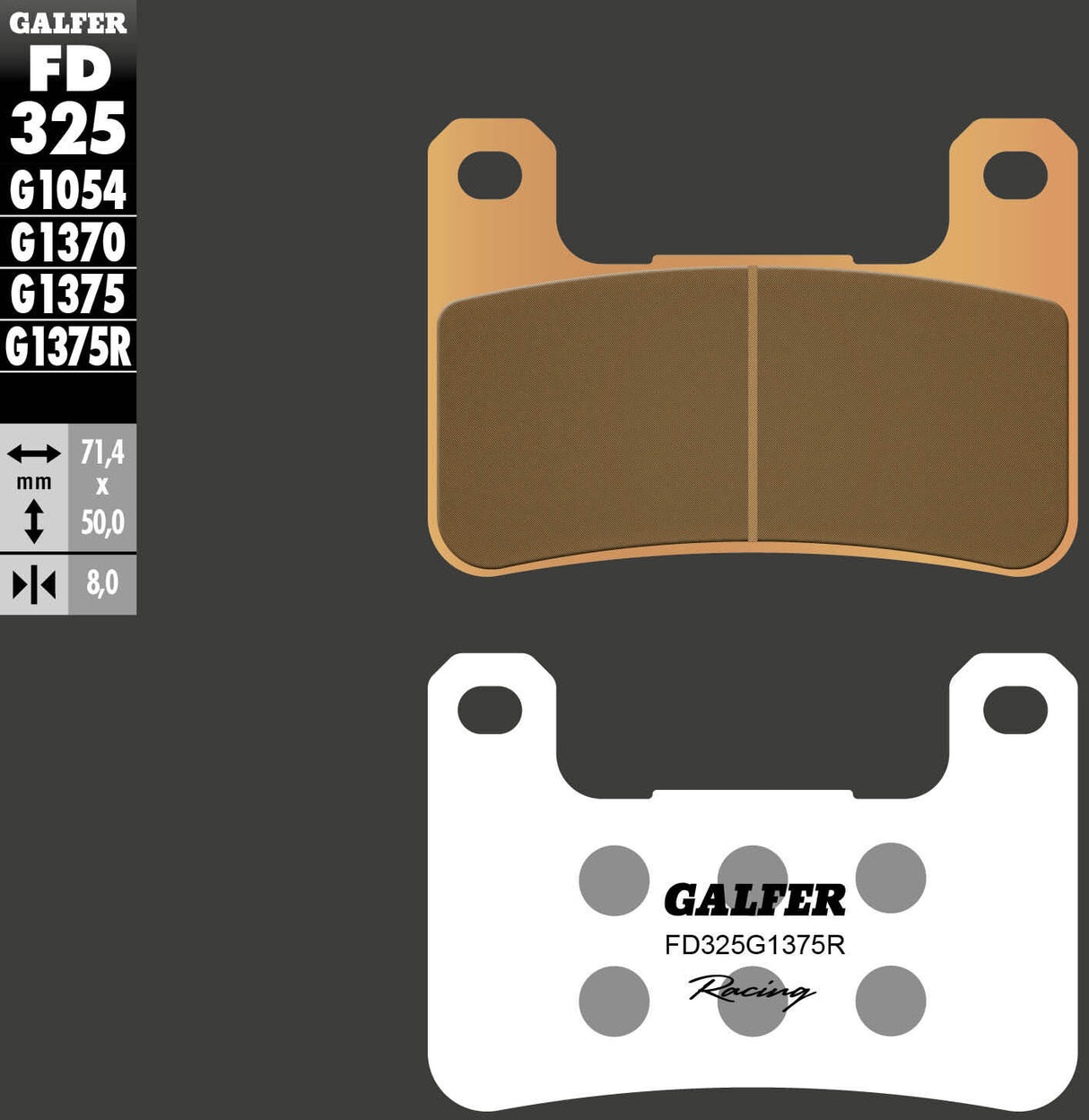 Galfer remblokken fd325