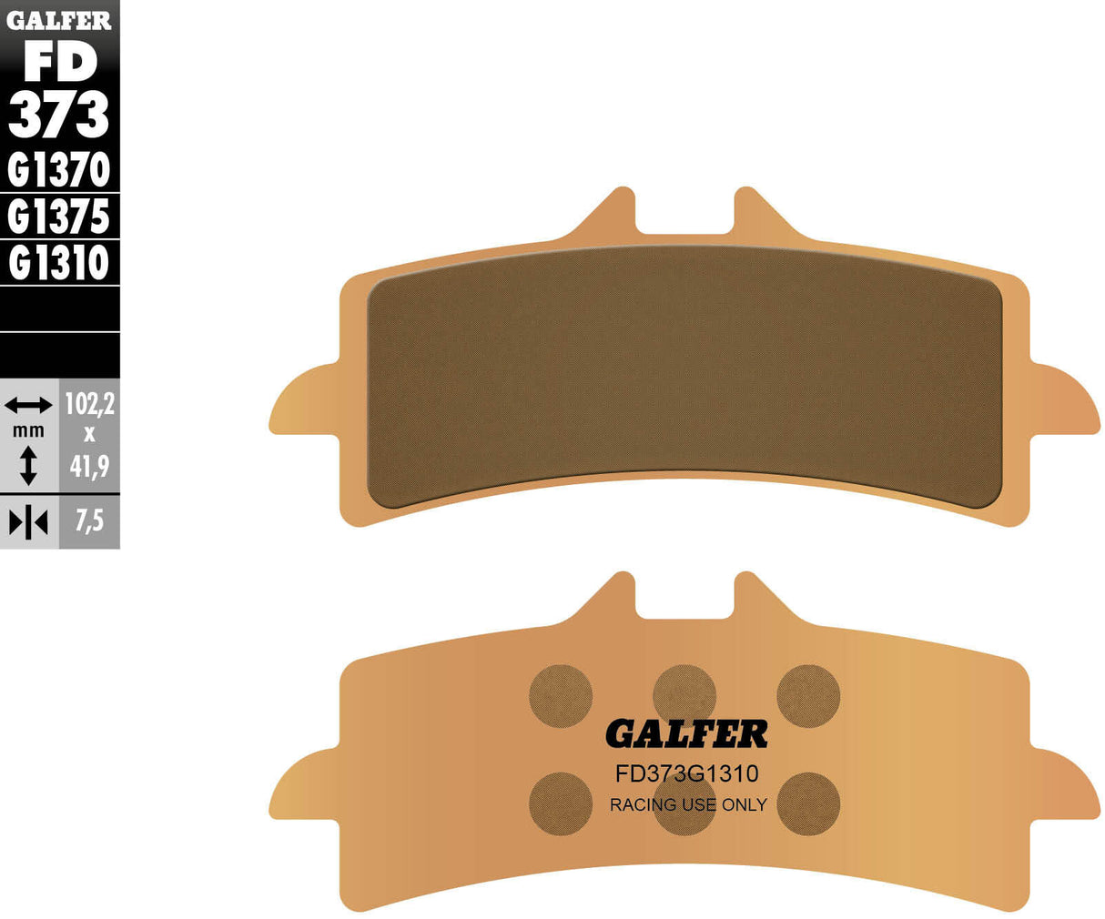 Galfer remblokken fd373