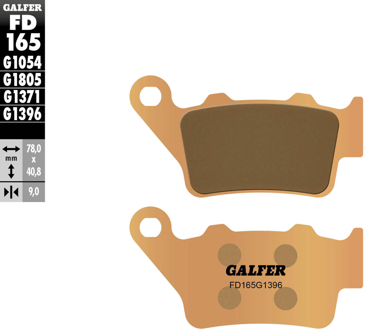 Galfer remblokken fd165
