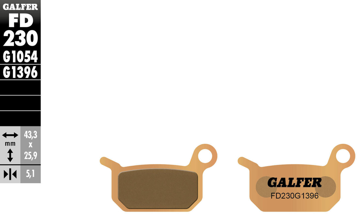 Galfer remblokken fd230