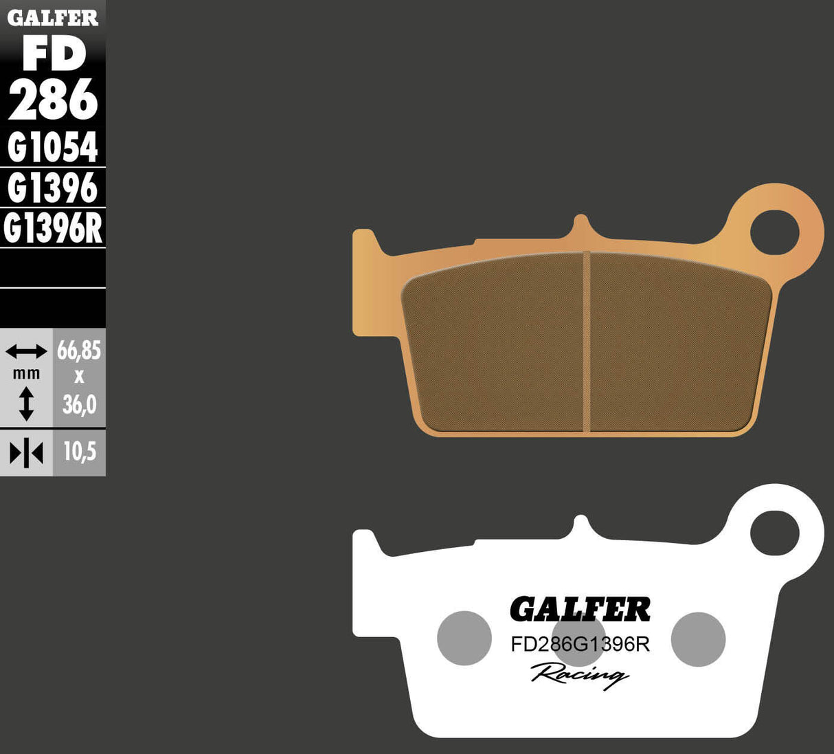 Galfer remblokken fd286