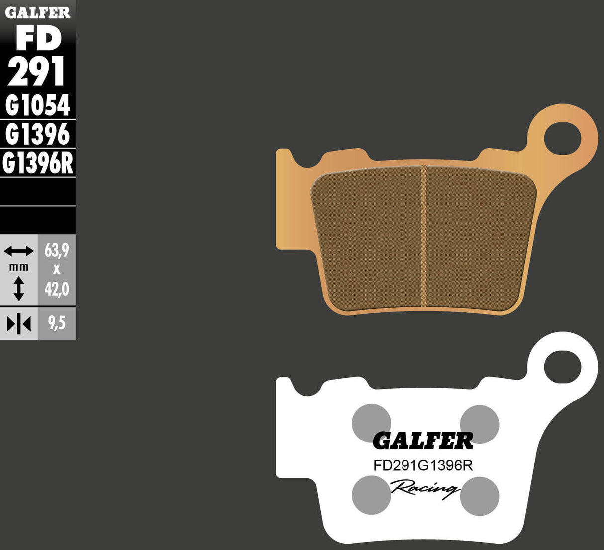 Galfer remblokken fd291