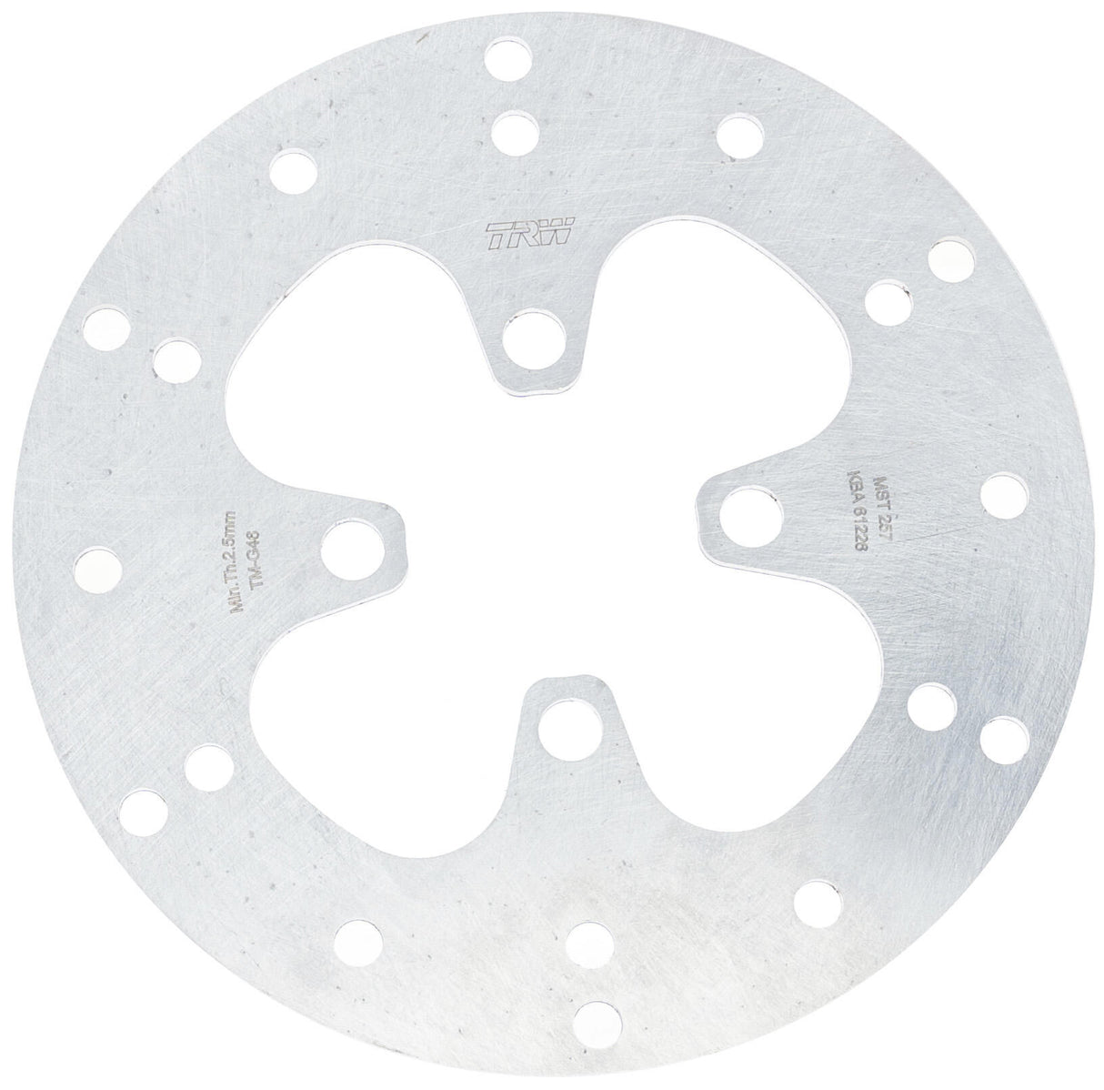 Trw -lucas remschijf mst257 rotor mst257 rigid