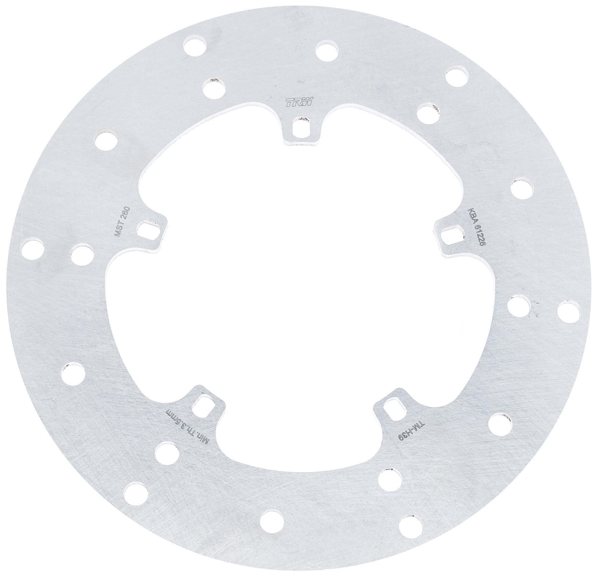 Trw -lucas remschijf mst260 rotor mst260 rigid