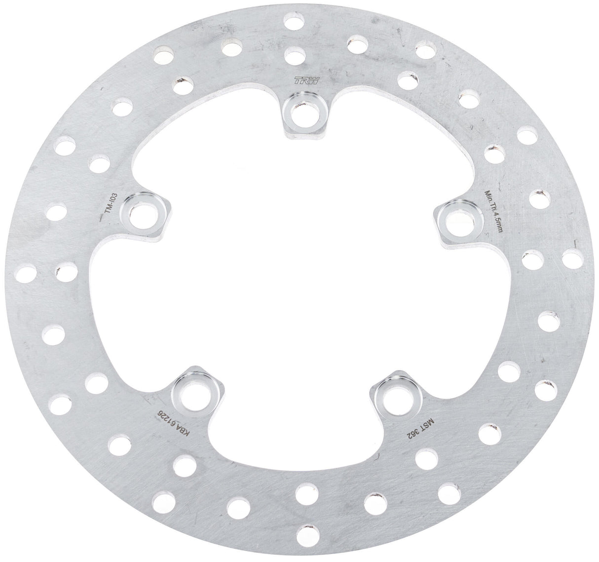 Trw -lucas brake disc mst362 rotor mst362 rigid