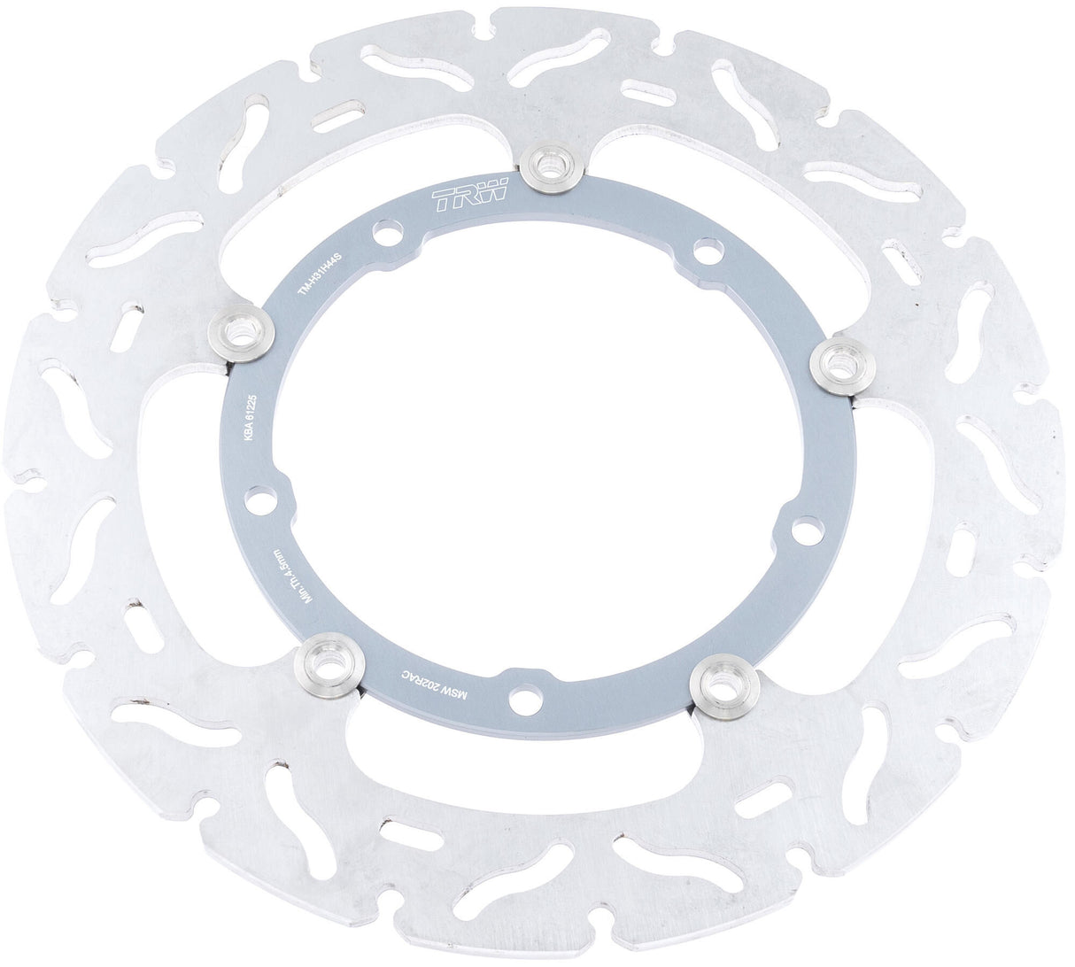 Trw brake disc msw202rac from rotor msw202rac floating
