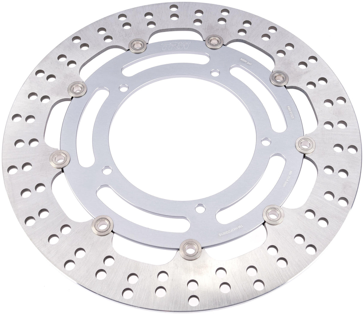 Trw remschijf msw247 van rotor msw247 floating