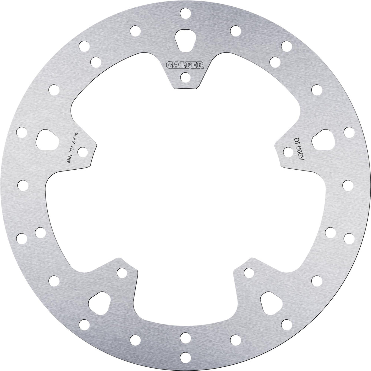 Galfer brake disc df666 rotor df666 type v rigid