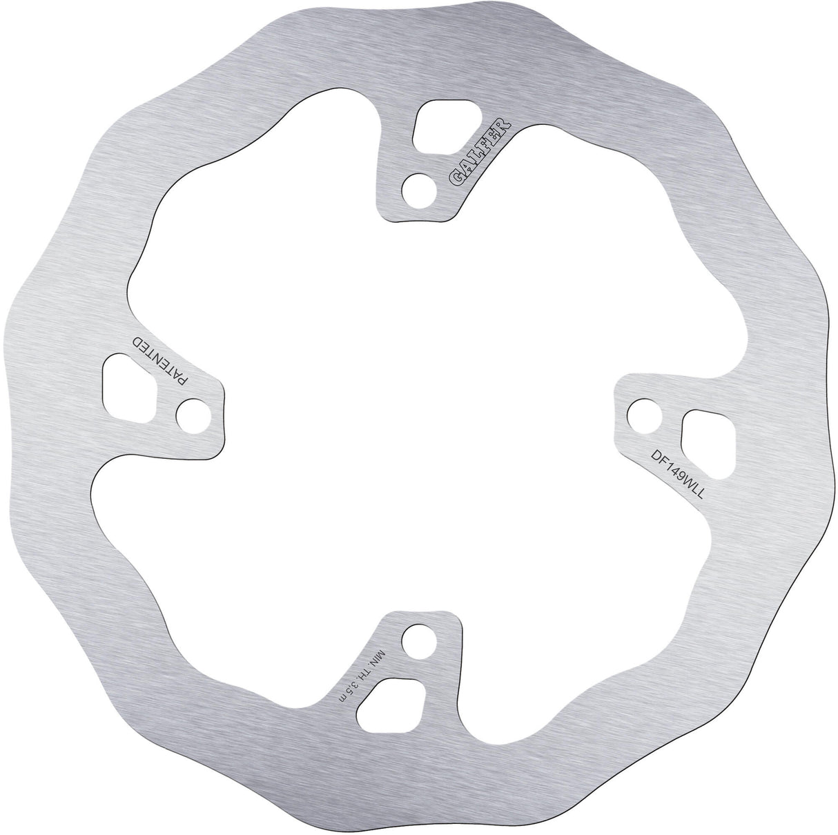 Galfer golf remschijf df149 wave rotor df149 wll offroad rigid muddy