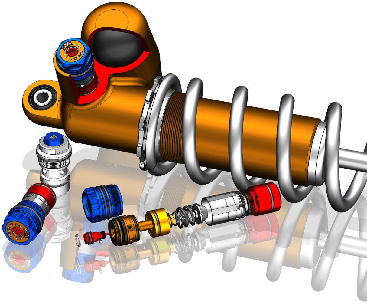 N10z dynamic valve shock absorber valve dynamic valve strut valve mx