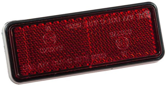 Zieger reflector adhesive reflector with thread 90x35 red