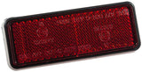 Zieger reflector adhesive reflector with thread 90x35 red