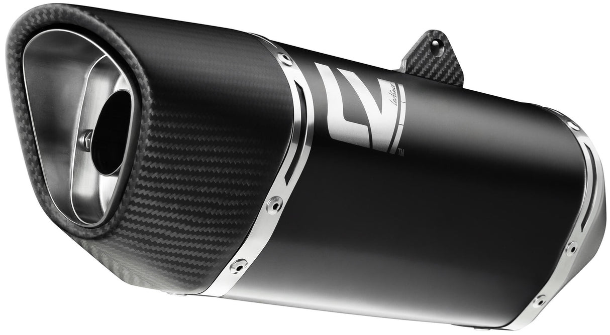 Leovince geluiddemper sbk lv-14 r black edition schalld leo slipon lv-14 r sw
