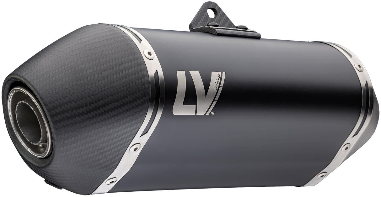 Leovince geluiddemper sbk lv-14 black edition silencer sbk lv-14 bl.ed. 15604b
