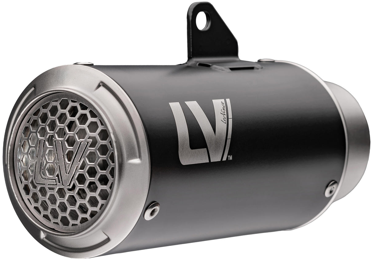 LEOVINCE silencer "SBK LV Corsa S Black Edition"Stainless steel, painted blackE-approval
