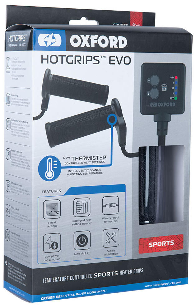 Oxford handvatverwarming hotgrips®evo .