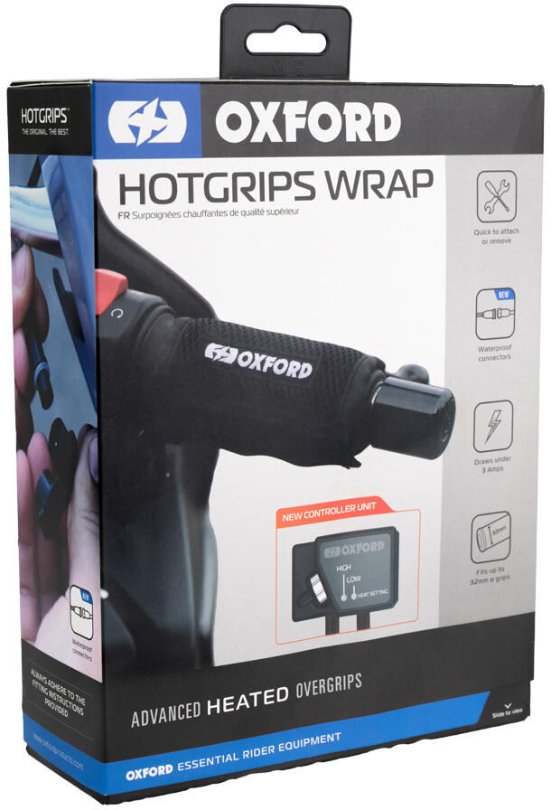 Oxford handvatverwarming hotgrips® wrap . heated grips pre o universal open 2-stage