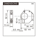 Daytona usb-stopcontact slim-mount usb-slim-mount type-c sw 18w