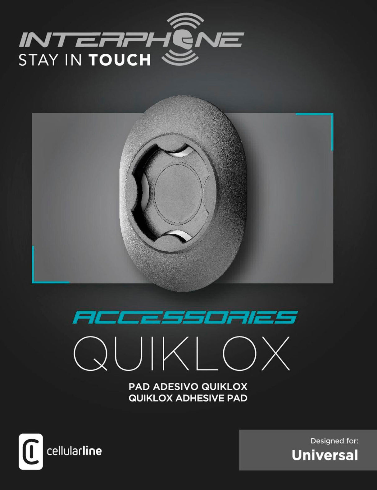 Interphone mobiele telefoon case houder quiklox