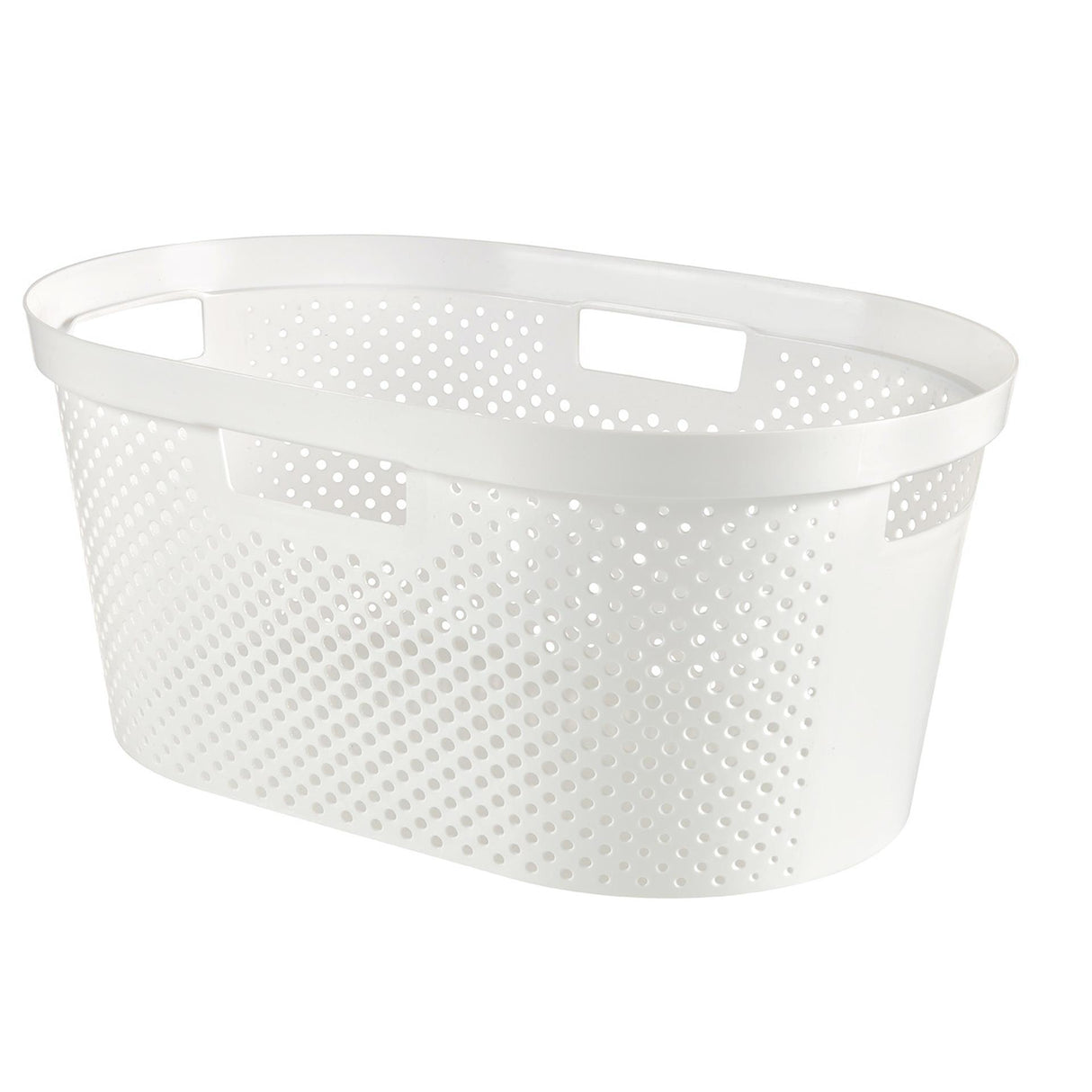 Curver infinity dots wasmand 40l wit