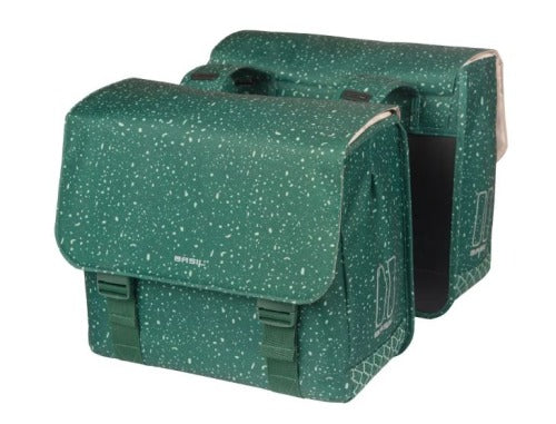 Basil doppia borsa laterale Flair 35 litri - verde